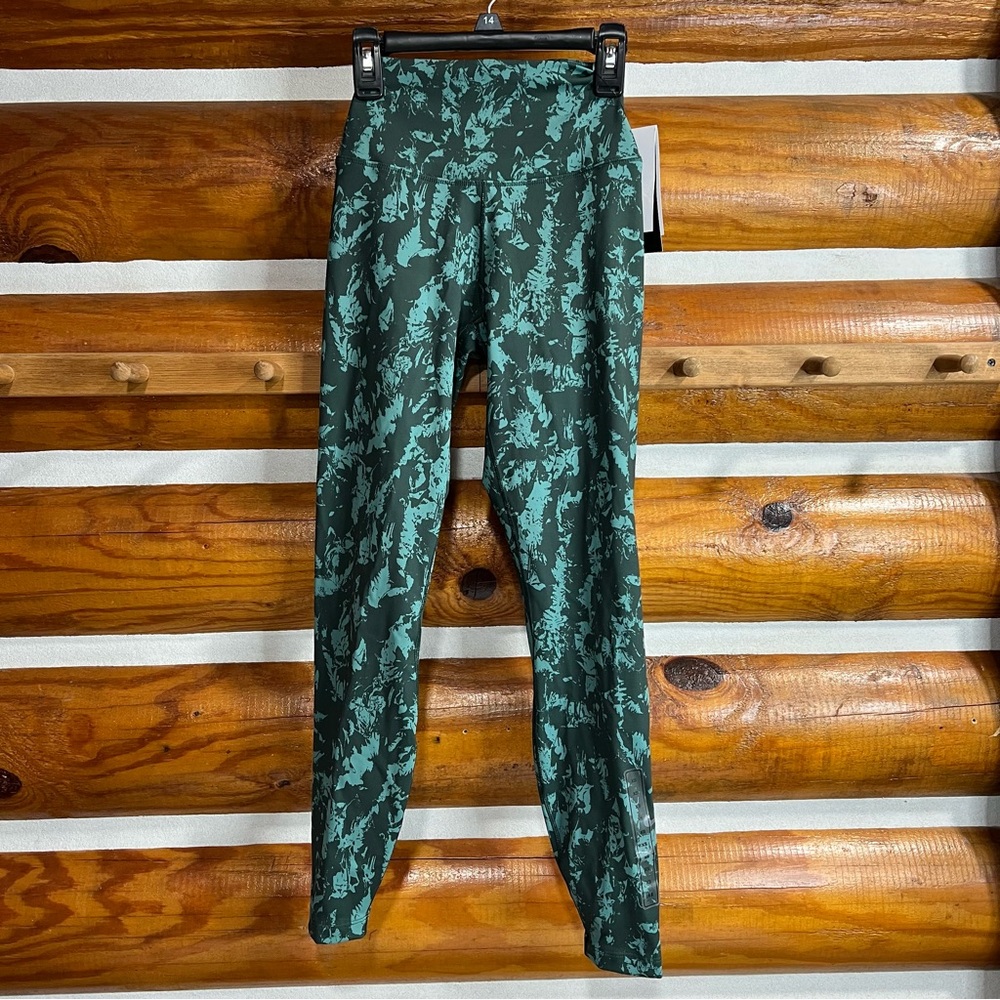 Nike Teal and Black Training Leggings